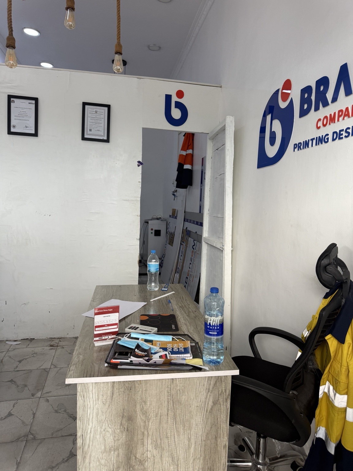 Brandspot reception and office
